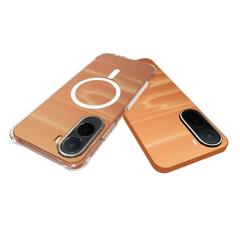 Bulk Purchasing for Xiaomi Poco C85x 5G / Redmi A7 Pro 4G (171.56mm) Magnetic Case TPU Anti-drop Phone Back Cover - Transparent