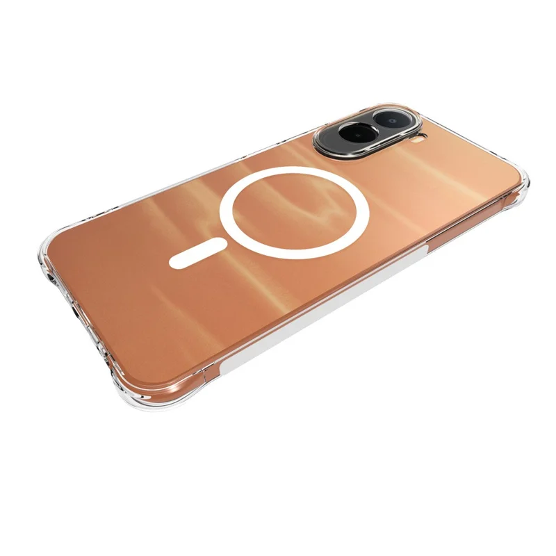 Bulk Purchasing for Xiaomi Poco C85x 5G / Redmi A7 Pro 4G (171.56mm) Magnetic Case TPU Anti-drop Phone Back Cover - Transparent