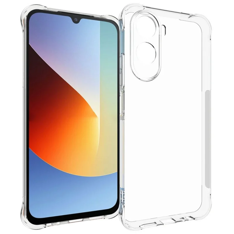 For Xiaomi Poco C85x 5G / Redmi A7 Pro 4G (171.56mm) TPU Case Non Slip Anti Drop Phone Cover - Transparent