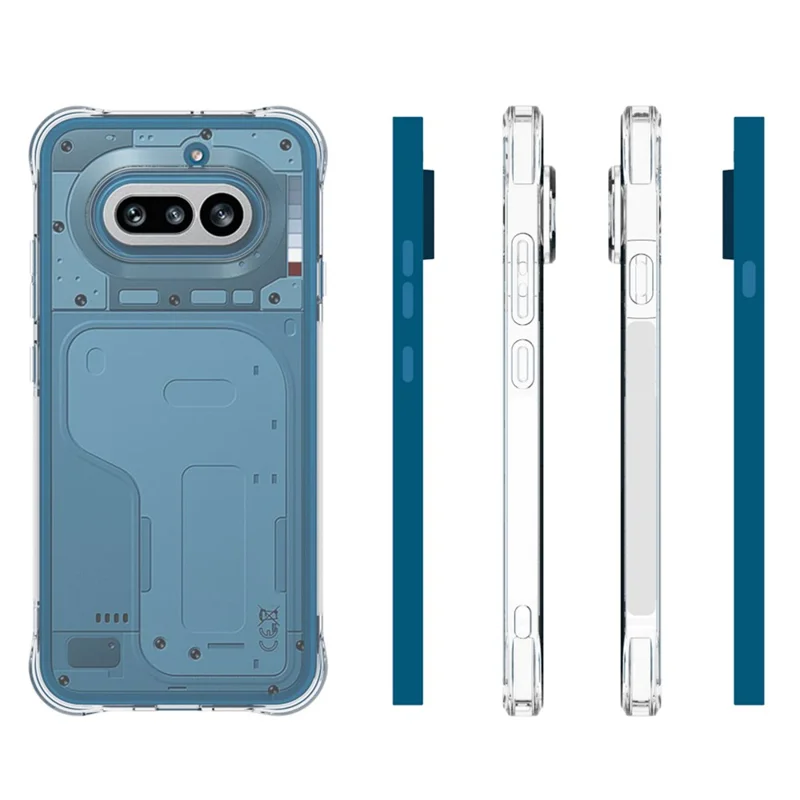 Funda TPU para Nothing Phone (4a), funda antideslizante y antiimpactos para teléfono - transparente