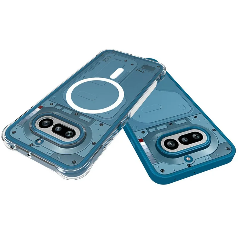Bulk Purchasing For Nothing Phone (4a) Magnetic Case TPU Anti-drop Phone Back Cover - Transparent