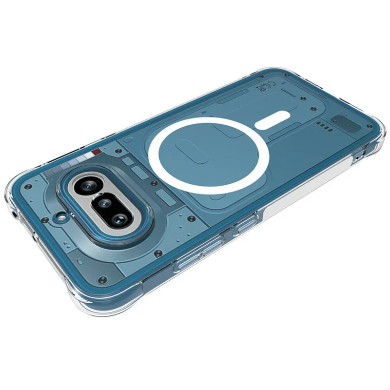 Bulk Purchasing For Nothing Phone (4a) Magnetic Case TPU Anti-drop Phone Back Cover - Transparent