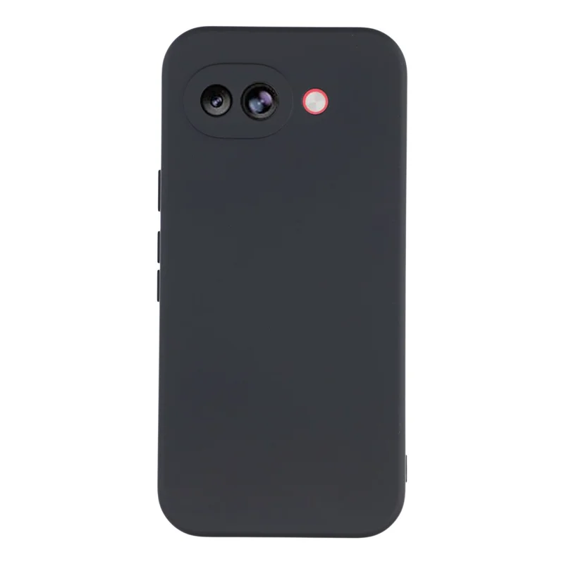 For Google Pixel 10a Case TPU Back Soft Anti-Scratch Fiber Lining Phone Cover - Black