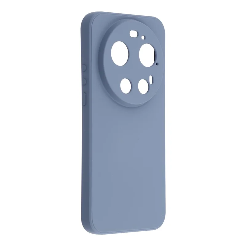For Xiaomi 17 Ultra 5G Case TPU Back Soft Anti-Scratch Fiber Lining Phone Cover - Lavender Grey