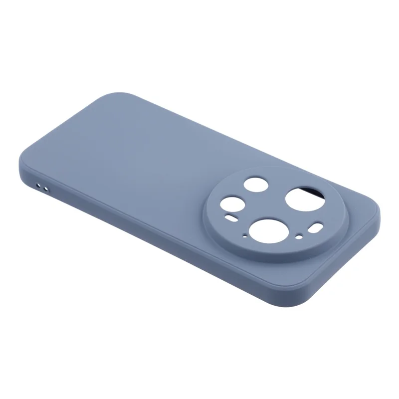 For Xiaomi 17 Ultra 5G Case TPU Back Soft Anti-Scratch Fiber Lining Phone Cover - Lavender Grey