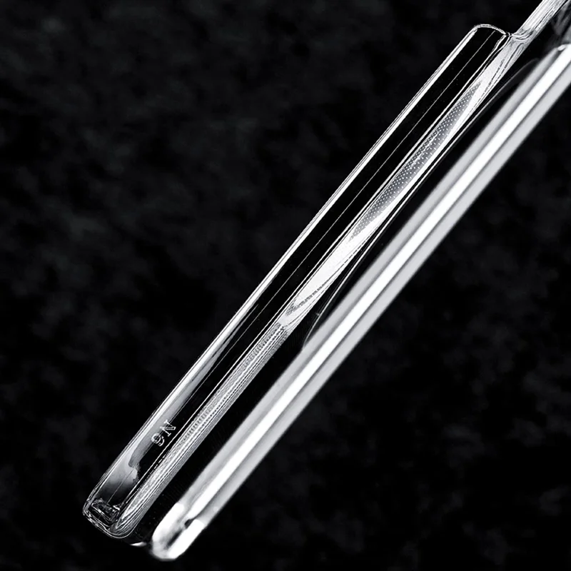 For Oppo Find N6 5G Magnetic Case Single Axis Hinge UV Coating PC Phone Cover - Transparent