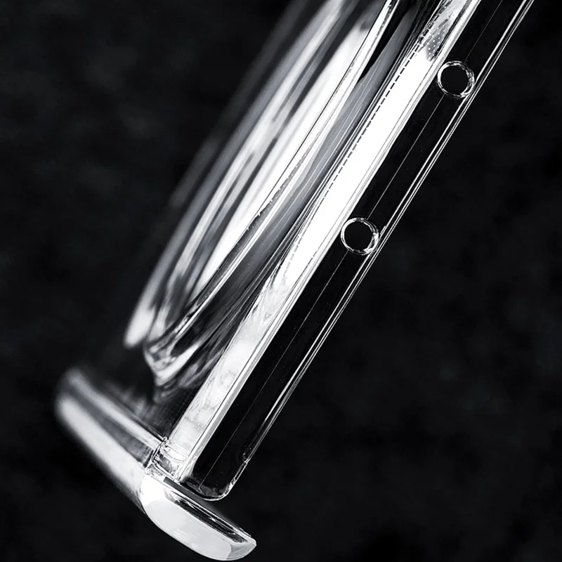 For Oppo Find N6 5G Magnetic Case Single Axis Hinge UV Coating PC Phone Cover - Transparent