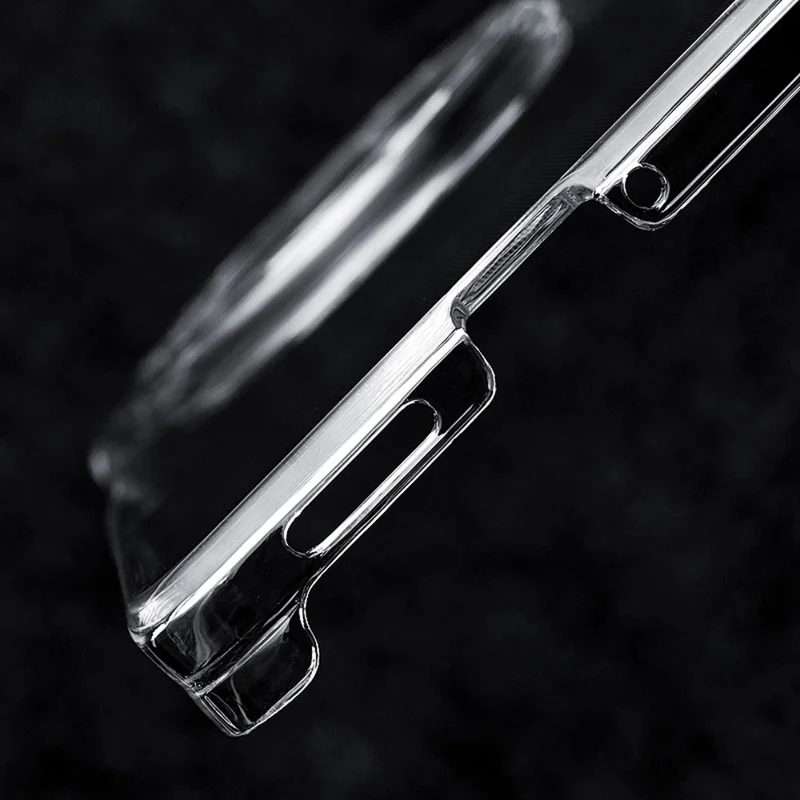 For Oppo Find N6 5G Magnetic Case Dual Axis Hinge UV Coating PC Phone Cover - Transparent