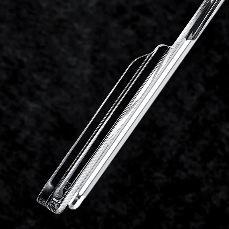 For Oppo Find N6 5G Magnetic Case Dual Axis Hinge UV Coating PC Phone Cover - Transparent