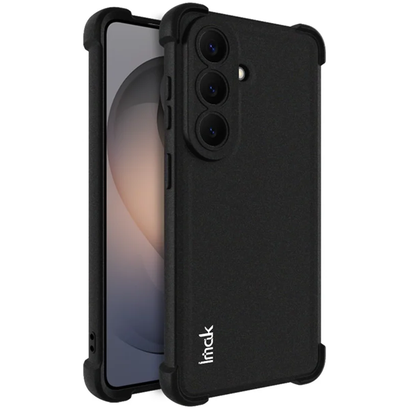 IMAK For Samsung Galaxy S26+ Case TPU Phone Cover Airbag Shockproof Protection - Matte Black