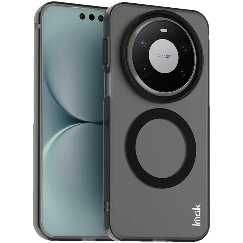 Obudowa IMAK z magnesem do Huawei Mate 80 Pro Max, tylna osłona PC + TPU na telefon - Czarny