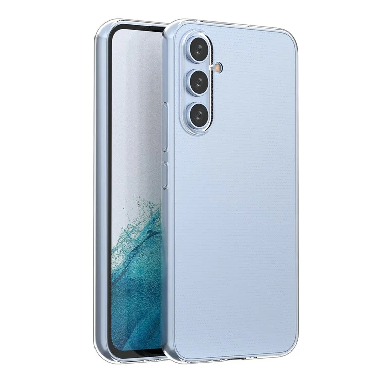 Transparent Phone Cover for Samsung Galaxy A54 5G, Ultra Slim Soft TPU Shockproof Mobile Phone Case