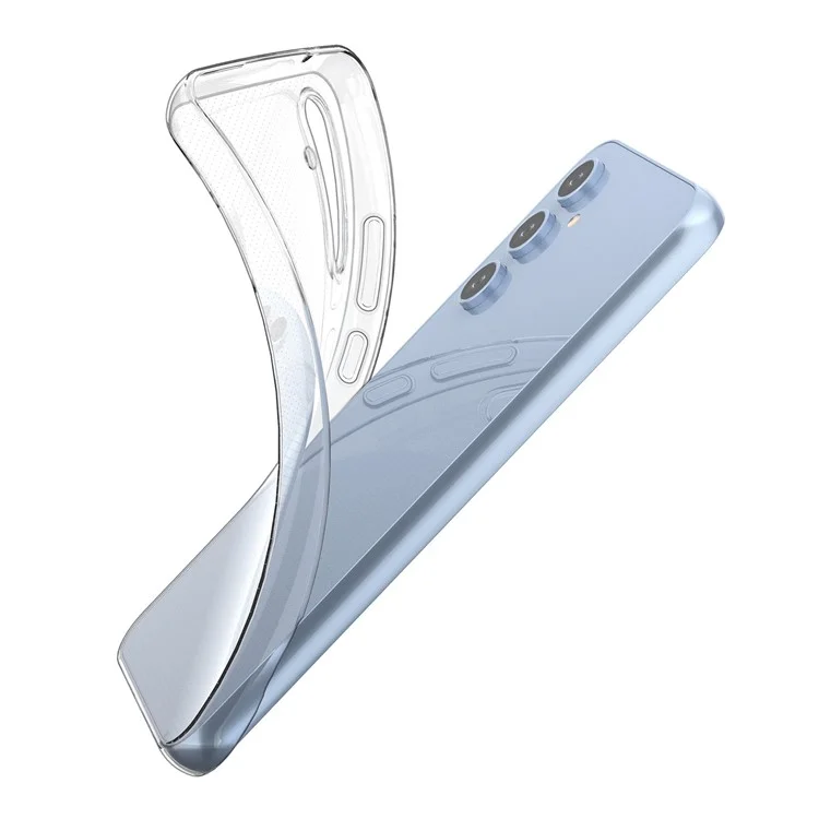 Transparent Phone Cover for Samsung Galaxy A54 5G, Ultra Slim Soft TPU Shockproof Mobile Phone Case