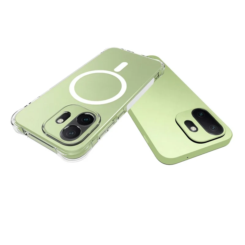 Duże opakowanie obudowy magnetycznej OnePlus 15T 5G, obudowa tylna z tworzywa TPU odpornego na upadki – przezroczysta