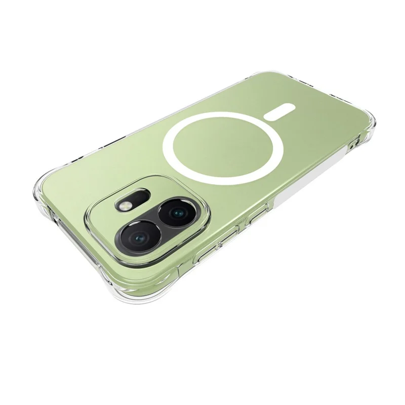 Duże opakowanie obudowy magnetycznej OnePlus 15T 5G, obudowa tylna z tworzywa TPU odpornego na upadki – przezroczysta