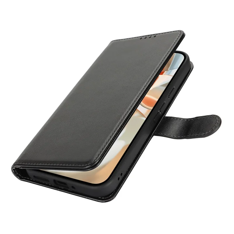 For Google Pixel 9 Pro XL Stand Case Shockproof Leather Wallet Phone Cover - Black