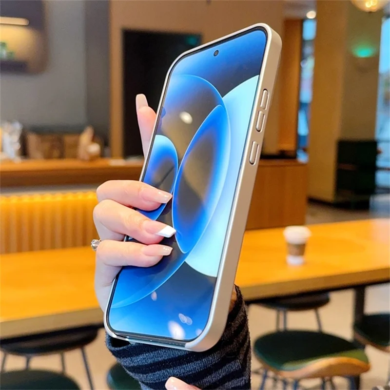 For Xiaomi 17 Pro Magnetic Case Diamond Texture Leather Coated PC Anti-drop Phone Cover - Black