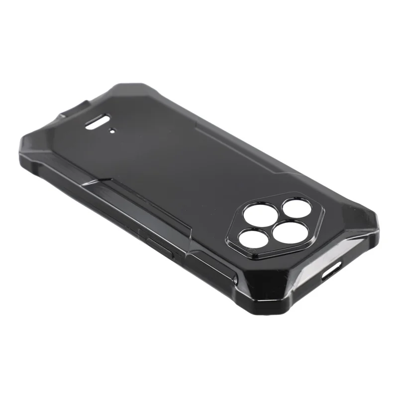 For Ulefone RugKing 3 Pro Case Soft TPU Drop Protection Phone Cover - Black