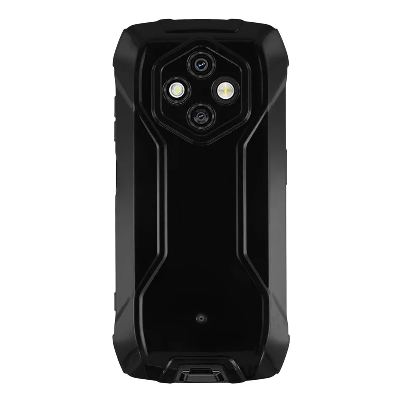 غطاء لهاتف Ulefone RugKing 4 Pro من مادة TPU لينة مقاوم للسقوط - أسود