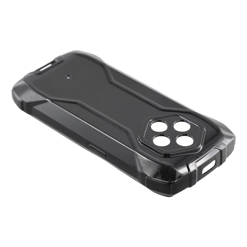 غطاء لهاتف Ulefone RugKing 4 Pro من مادة TPU لينة مقاوم للسقوط - أسود