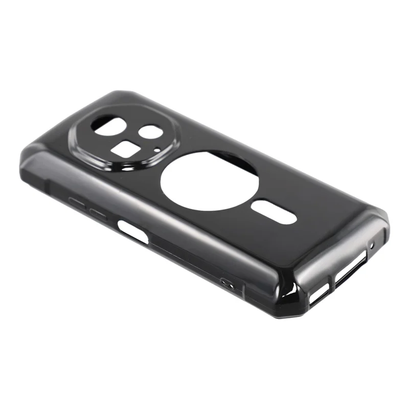 Für Doogee Fire 7 Pro / Doogee Fire 5 Ultra Tasche Weiche TPU Stoßfestschutz-Handyhülle - Schwarz