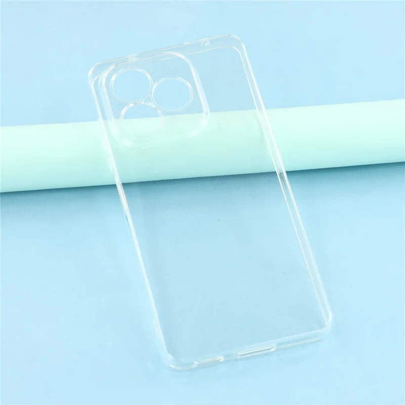 För Honor X8d 4G bakdäck ultratunt flexibelt TPU klart mobilskal - Transparent