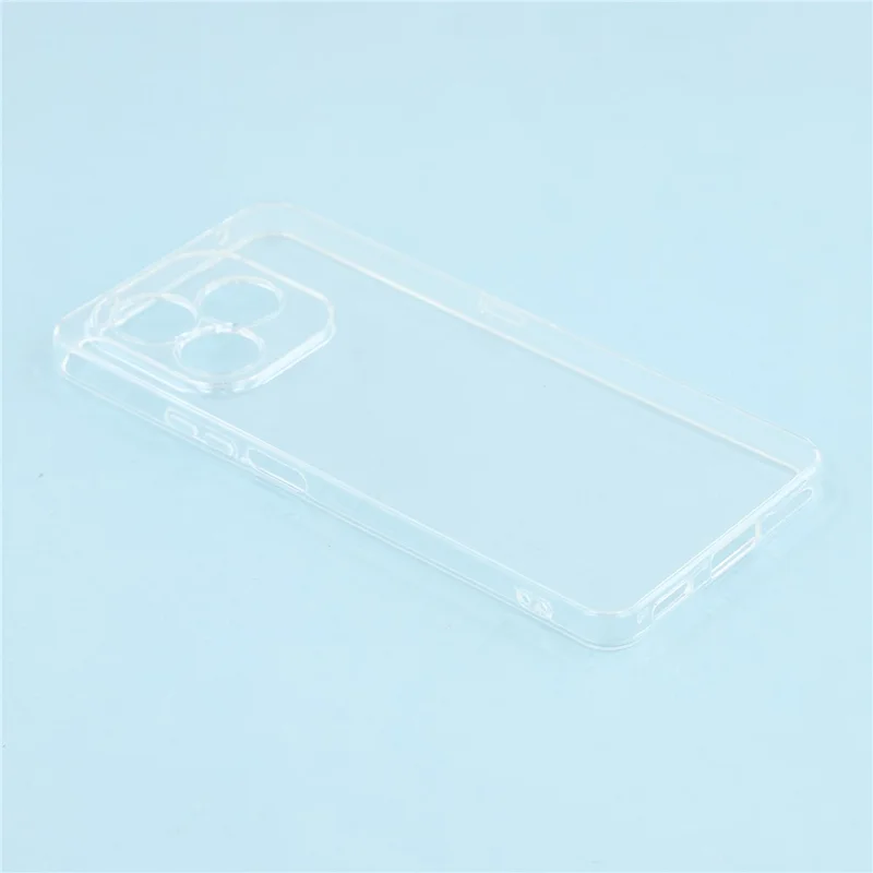 För Honor X8d 4G bakdäck ultratunt flexibelt TPU klart mobilskal - Transparent