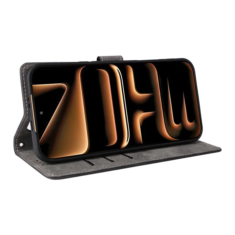 For Infinix Note 60 5G / 60 Pro 5G Case Wallet RFID Blocking PU Leather Phone Cover Stand with Strap - Black