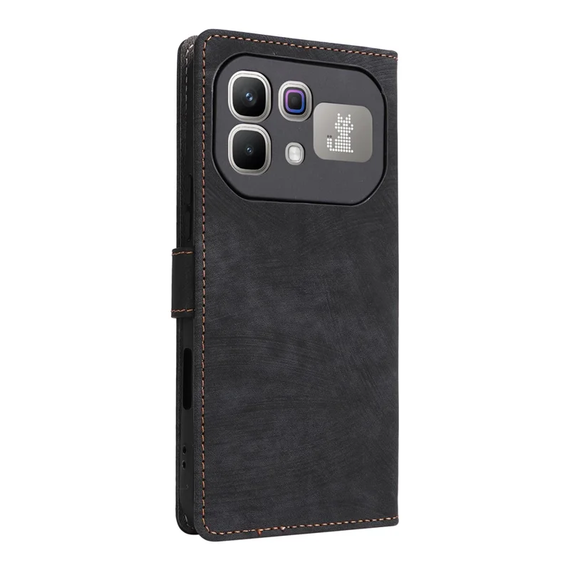 For Infinix Note 60 5G / 60 Pro 5G Case Wallet RFID Blocking PU Leather Phone Cover Stand with Strap - Black