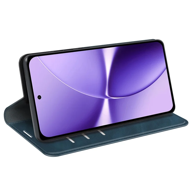 For Xiaomi Poco X8 Pro Max 5G Case Skin Touch Leather Wallet Phone Cover - Blue