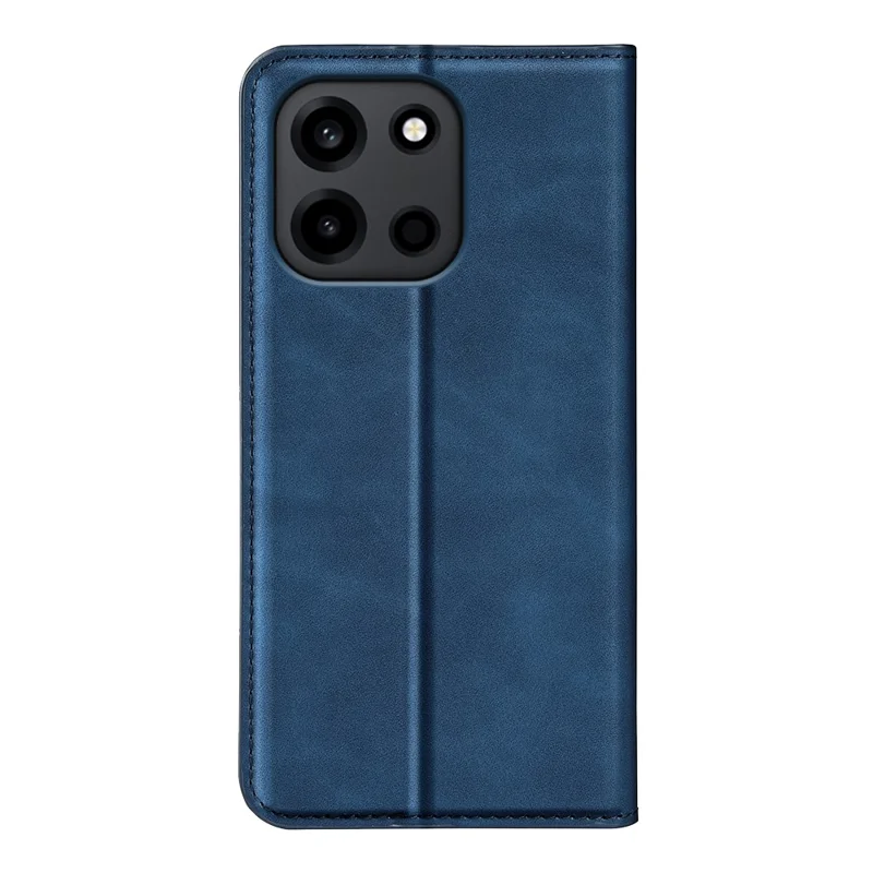 For OnePlus Turbo 6 5G Case Skin Touch Leather Wallet Phone Cover - Blue