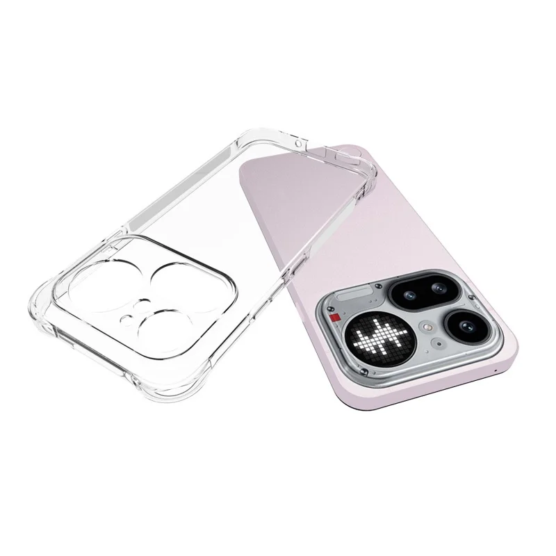 Funda TPU para Nothing Phone (4a) Pro, funda antideslizante y a prueba de caídas - Transparente