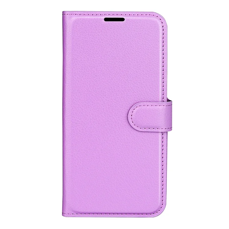 For Realme GT 8 Pro 5G Case Wallet Stand Litchi Texture Shockproof Leather Phone Cover - Purple