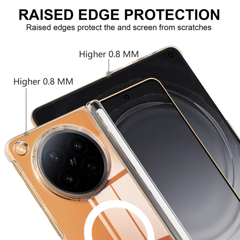 For Oppo Find N6 5G Magnetic Case Hinge Protection PC Phone Cover