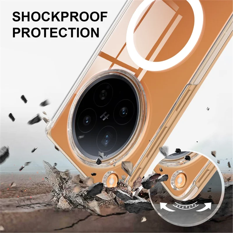 For Oppo Find N6 5G Magnetic Case Hinge Protection PC Phone Cover