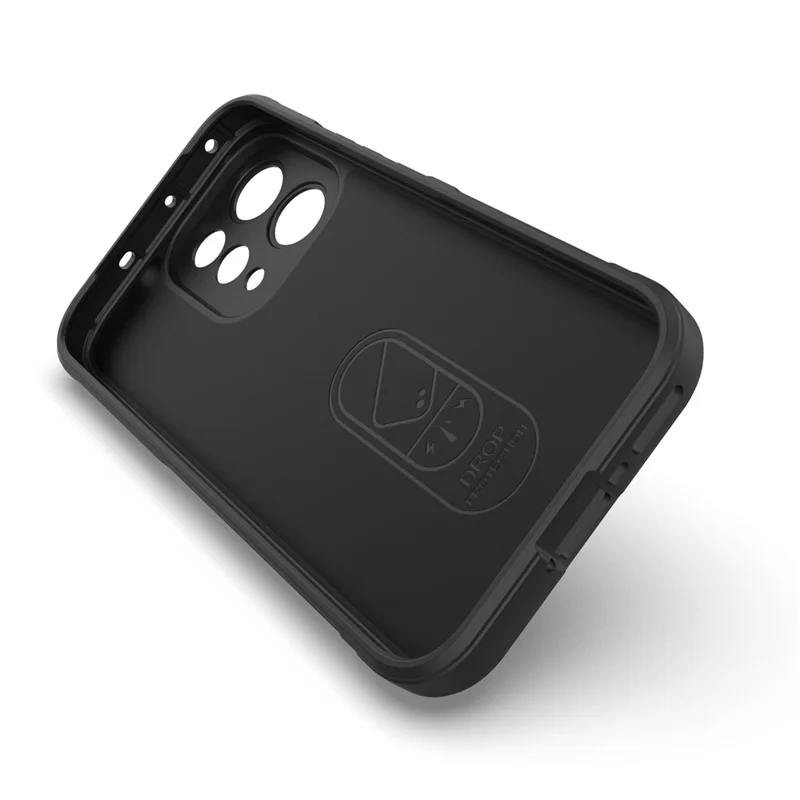 Phone Case for vivo V70 Elite 5G  /  V70 5G Anti-Drop Soft TPU Rugged Back Cover - Dark Grey