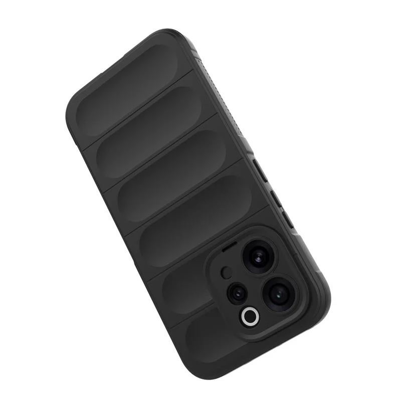 Phone Case for vivo V70 Elite 5G  /  V70 5G Anti-Drop Soft TPU Rugged Back Cover - Dark Grey