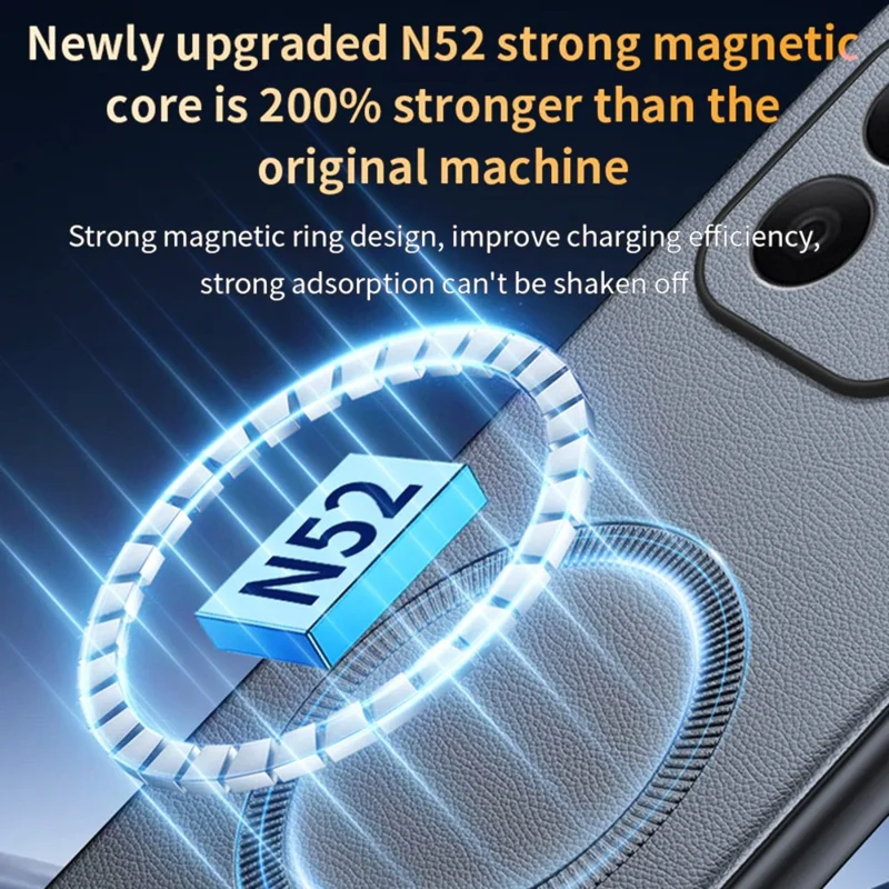 Etui magnetyczne For Honor 600 Lite 5G z powłoką z tworzywa TPU + PC zamszowe etui na telefon - Czarny