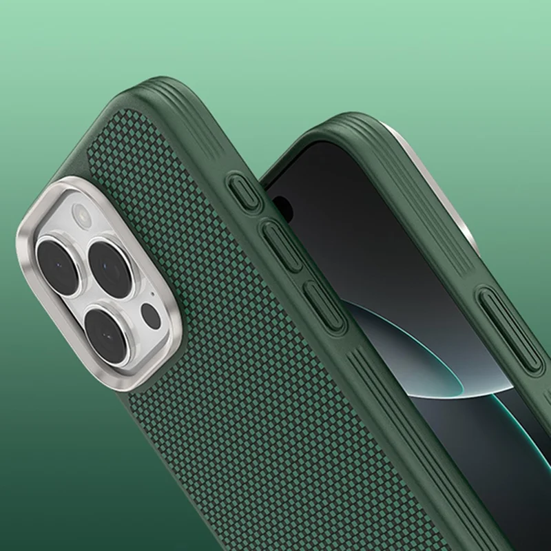 SOOPII For iPhone 16 Pro Max Magnetic Case Ultra-thin Kevlar Aramid Fiber Shockproof Protective Phone Cover