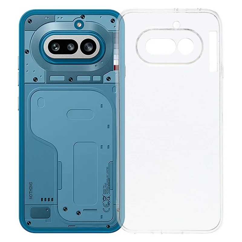 For Nothing Phone (4a) Back Cover Ultra Thin Flexible TPU Clear Phone Case - Transparent