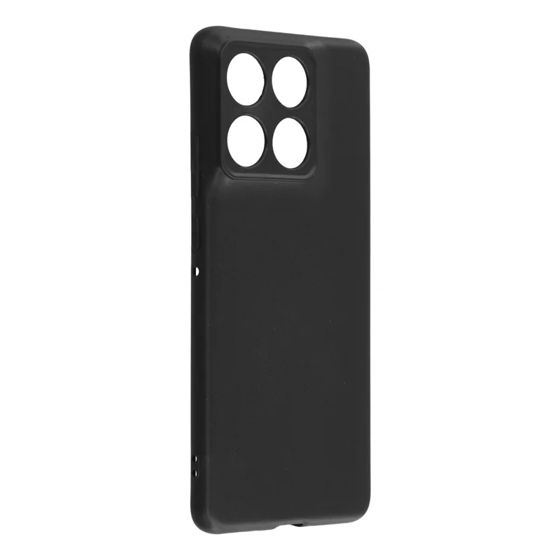 For Motorola Edge 70 5G Matte Phone Case Cell Phone Soft TPU Protective Back Cover - Black