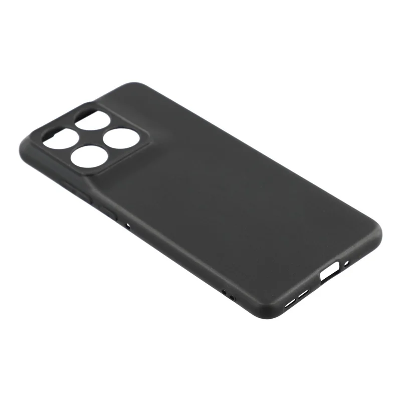 For Motorola Edge 70 5G Matte Phone Case Cell Phone Soft TPU Protective Back Cover - Black