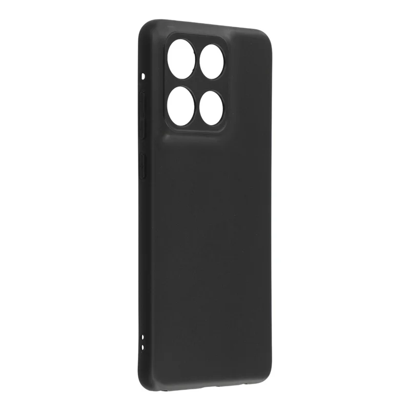 For Motorola Edge 60 Stylus 5G Matte Phone Case Cell Phone Soft TPU Protective Back Cover - Black