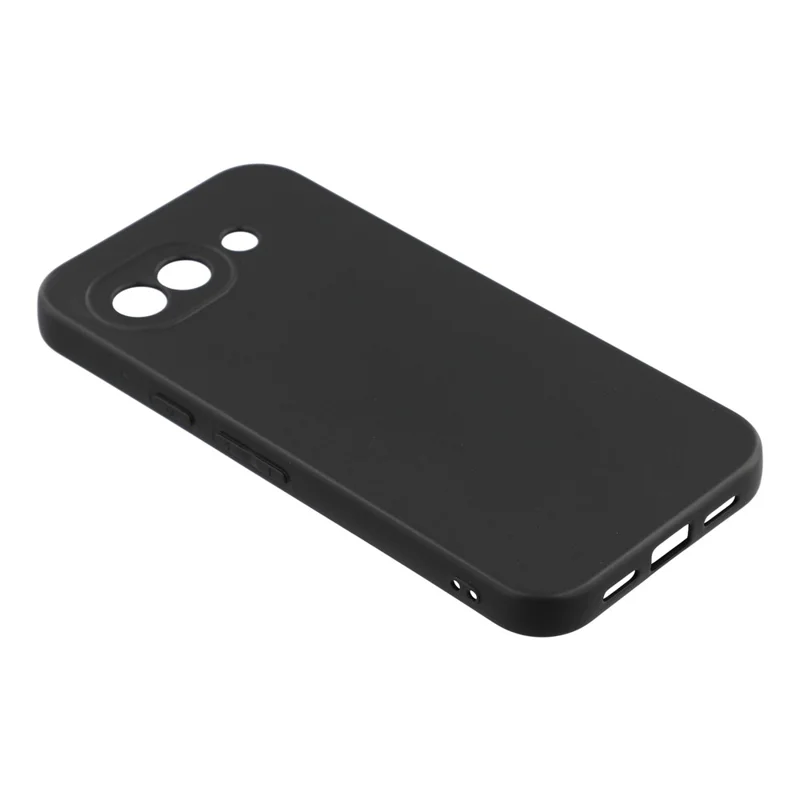 For Google Pixel 10a Matte Phone Case Cell Phone Soft TPU Protective Back Cover - Black
