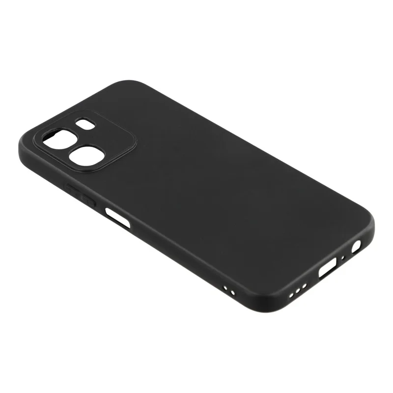Phone Shell for Oppo A6x 4G  /  A6 4G Matte Phone Case Cell Phone Soft TPU Protective Back Cover - Black