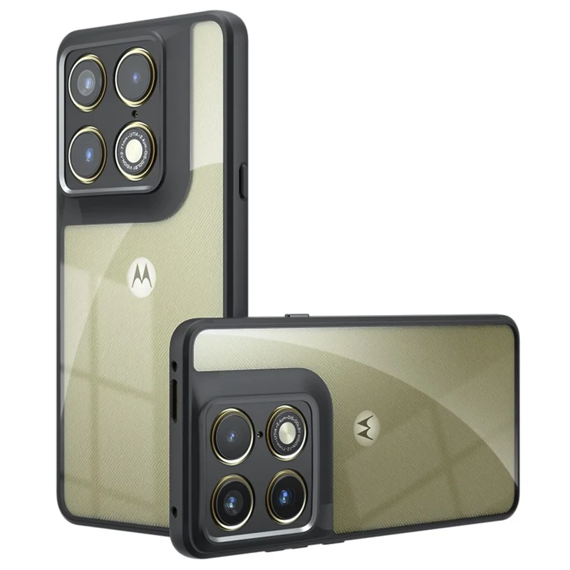 For Motorola Edge 70 Ultra 5G Case TPU + PC Shockproof Phone Cover - Transparent