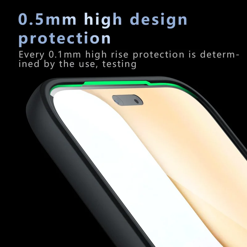 For Honor 600 Lite 5G Magnetic Case TPU + PC Matte Skin Touch Phone Cover - Transparent Black