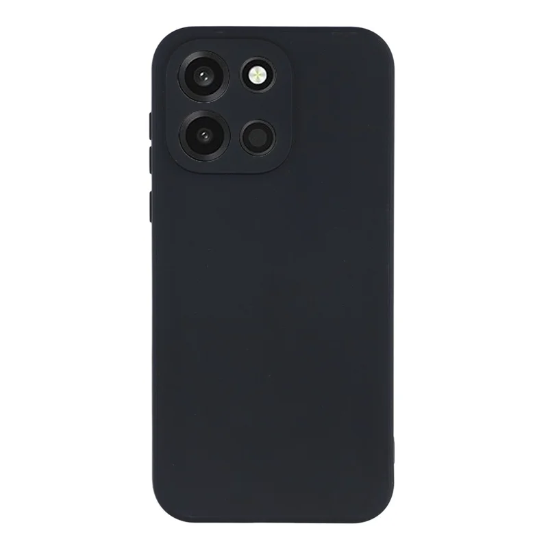 For OnePlus Turbo 6 5G Case Precise Cutouts Straight Edge TPU Shockproof Phone Cover - Black