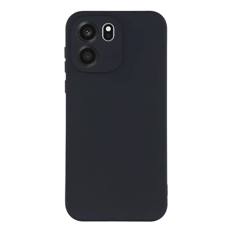 For OnePlus Turbo 6V 5G Case Precise Cutouts Straight Edge TPU Shockproof Phone Cover - Black