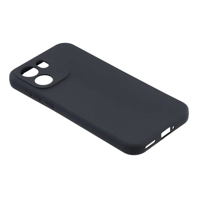 For OnePlus Turbo 6V 5G Case Precise Cutouts Straight Edge TPU Shockproof Phone Cover - Black